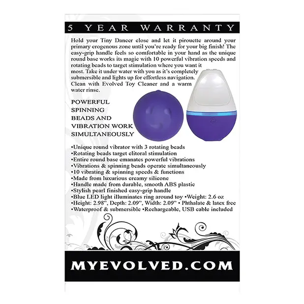 Evolved Tiny Dancer Rechargeable Bullet - Stimulators