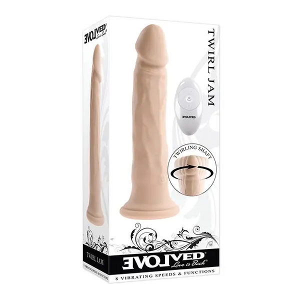 Evolved Twirl Jam - Ivory - Dongs & Dildos