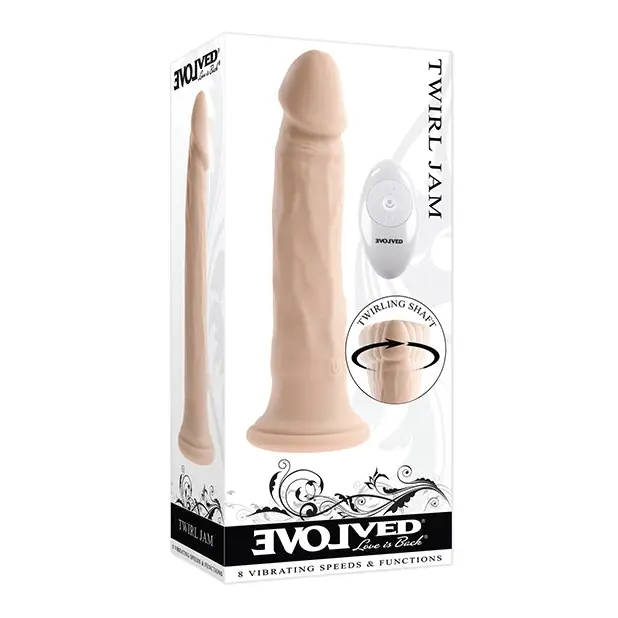 Evolved Twirl Jam - Ivory - Dongs & Dildos