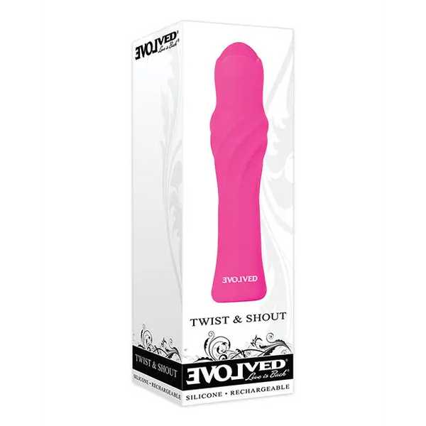 Evolved Twist & Shout Rechargeable Bullet - Pink - Stimulators