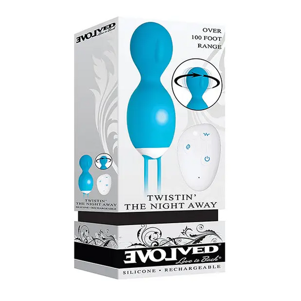 Evolved Twistin The Night Away Kegel Rechargeable - Blue - Sexual Enhancers