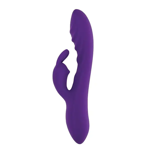 Evolved Wavy Rabbit Vibrator - Purple - Vibrators