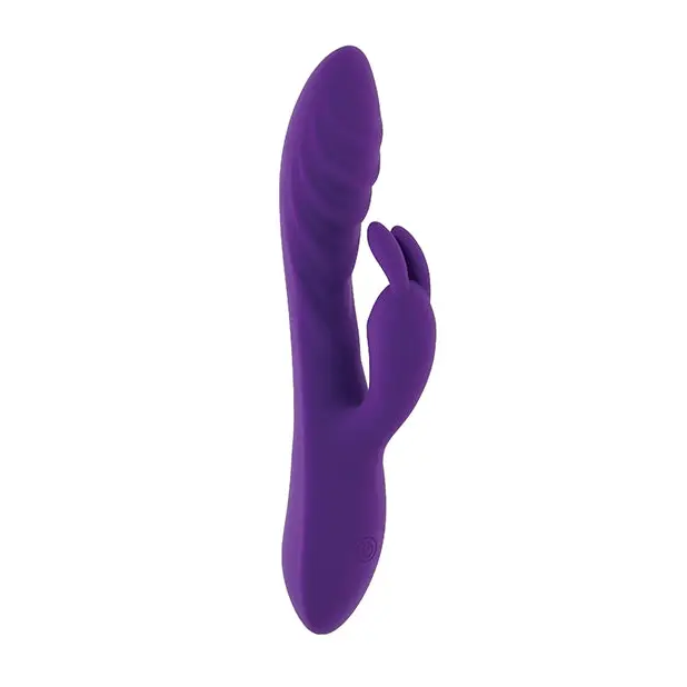 Evolved Wavy Rabbit Vibrator - Purple - Vibrators