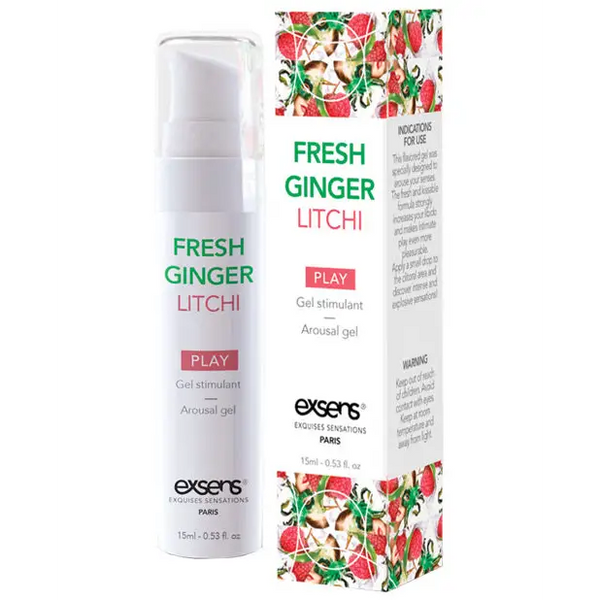 EXSENS of Paris Arousal Gel - 15 ml Fresh Ginger Lychee - Sexual Enhancers