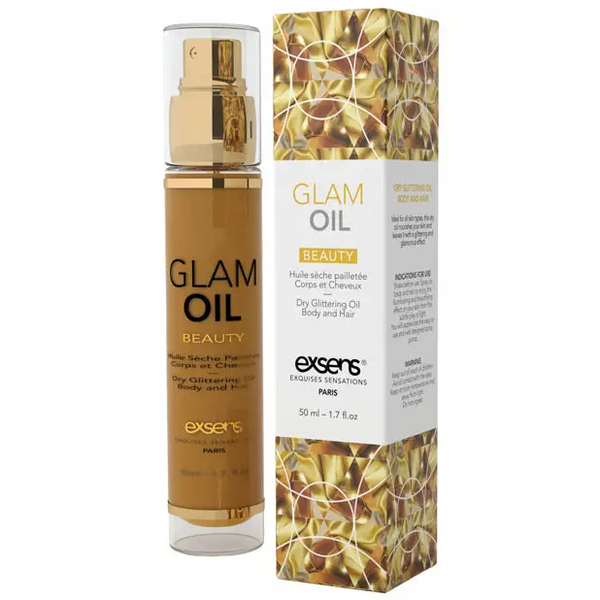 EXSENS of Paris Beauty Glam Oil w/Glitter - Massage Products
