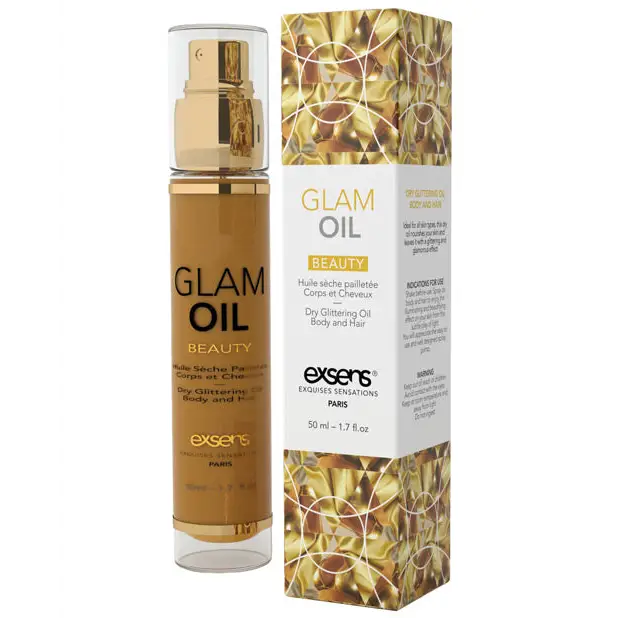 EXSENS of Paris Beauty Glam Oil w/Glitter - Massage Products