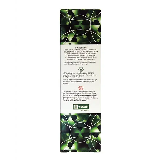 EXSENS of Paris Organic Body Oil w/Stones - Adventurine Avocado 100 ml - Lubricants