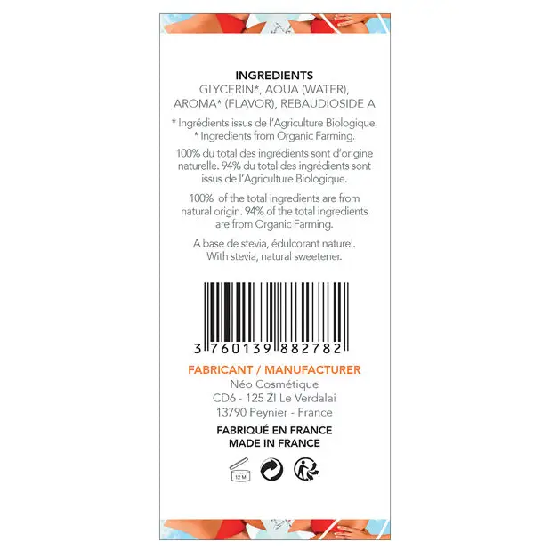 EXSENS of Paris Organic Massage Oil - 50 ml White Peach - Massage Products
