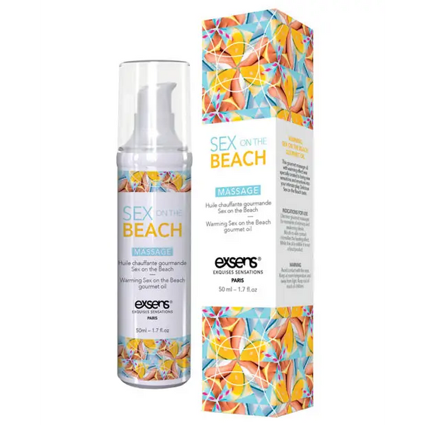 EXSENS of Paris Warming Massage Oil - 50 ml Sex on the Beach - Massage Products