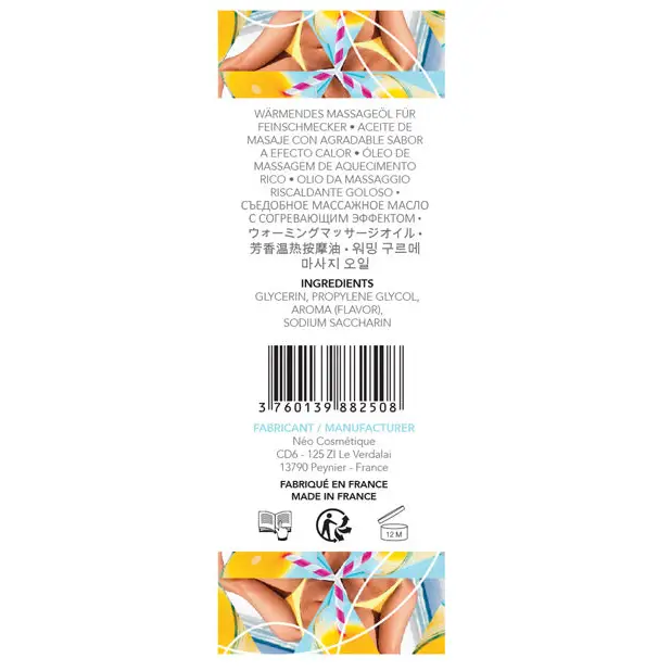EXSENS of Paris Warming Massage Oil - 50 ml Sex on the Beach - Massage Products