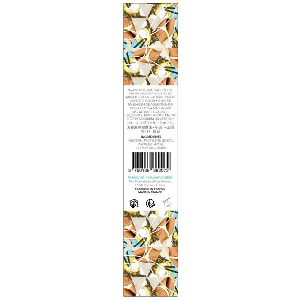EXSENS of Paris Warming Massage Oil - Pina Colada - Massage Products