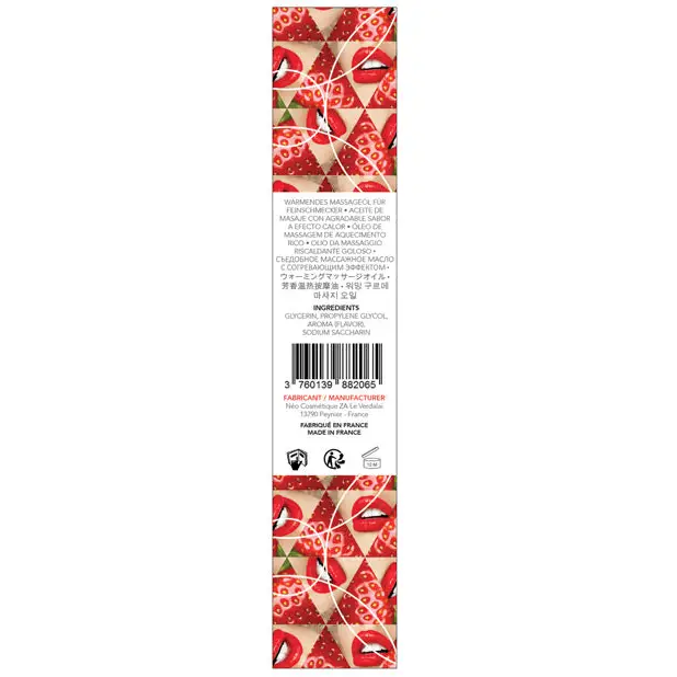 EXSENS of Paris Warming Massage Oil - Strawberry - Massage Products