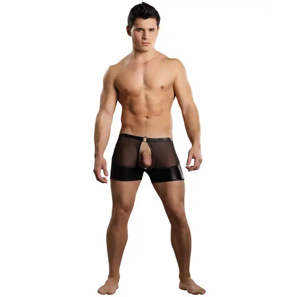 Extreme Double Exposure Black S/M - Lingerie - Packaged