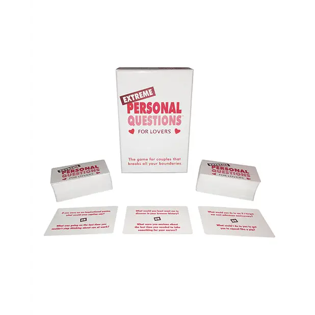 Extreme Personal Questions For Lovers Card Game - Games for Romance & Couples