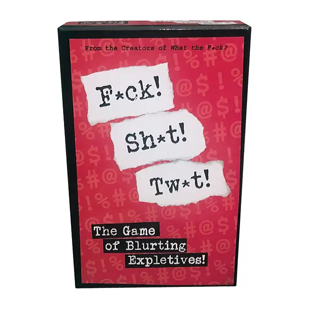 F ck! Sh t! Tw t! Card Game - Games for Parties