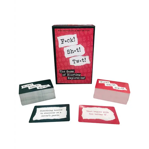 F ck! Sh t! Tw t! Card Game - Games for Parties