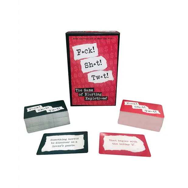 F ck! Sh t! Tw t! Card Game - Games for Parties