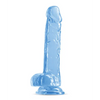 Fantasia Ballsy 6.5’’ Dildo - Blue - Dongs & Dildos