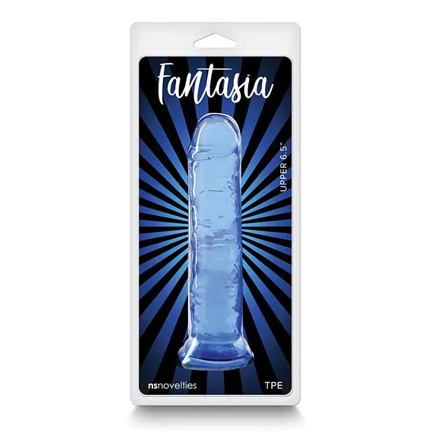 Fantasia Upper 6.5’’ Dildo - Blue - Dongs & Dildos