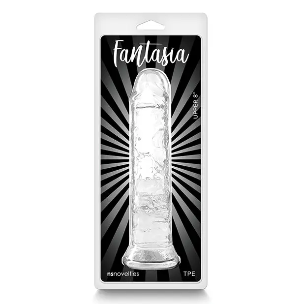 Fantasia Upper 8’’ Dildo - Clear - Dongs & Dildos