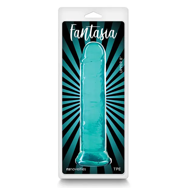 Fantasia Upper 8’’ Dildo - Teal - Dongs & Dildos