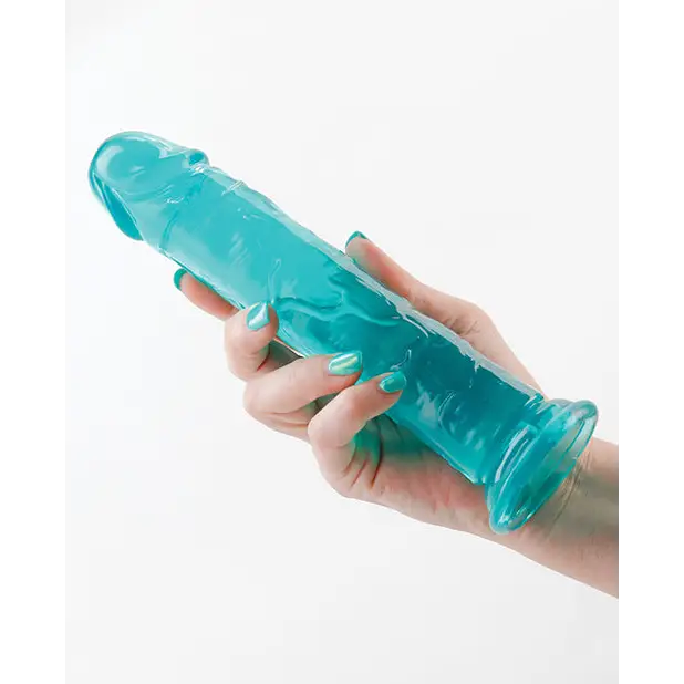 Fantasia Upper 8’’ Dildo - Teal - Dongs & Dildos