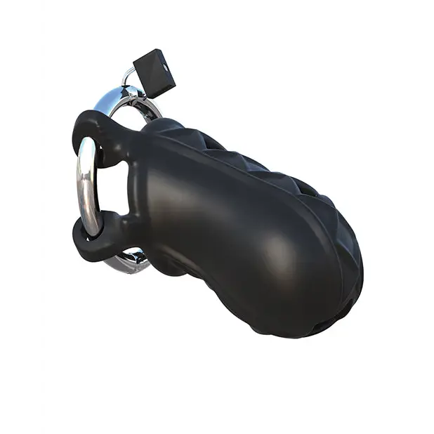 Fantasy C-Ringz Extreme Silicone Cock Blocker - Black - Bondage Blindfolds & Restraints
