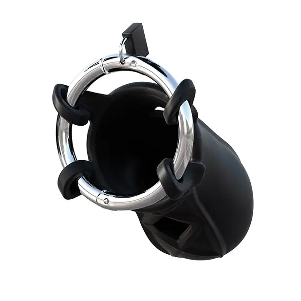 Fantasy C-Ringz Extreme Silicone Cock Blocker - Black - Bondage Blindfolds & Restraints