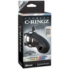 Fantasy C-Ringz Hardcore Silicone Cock Blocker - Black - Bondage Blindfolds & Restraints