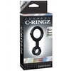 Fantasy C Ringz Ironman Duo Ring - Black - Penis Enhancement