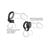 Fantasy C Ringz Ironman Duo Ring - Black - Penis Enhancement