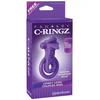 Fantasy C-Ringz Lovely Licks Couples Ring - Purple - Penis Enhancement