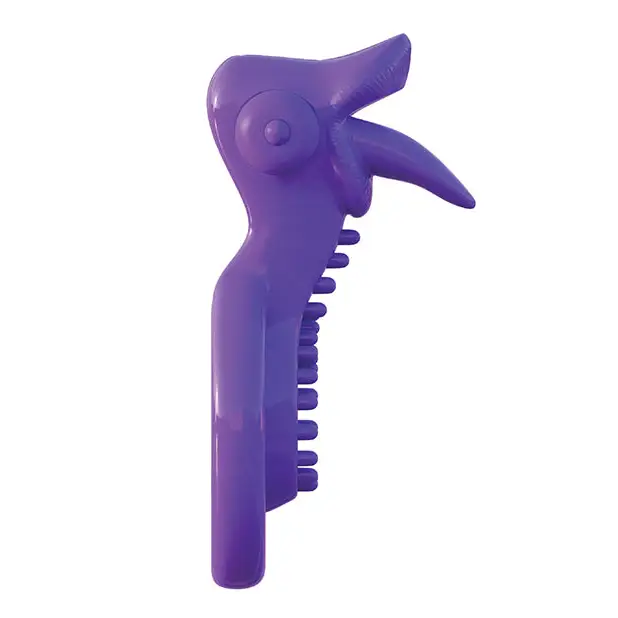 Fantasy C-Ringz Lovely Licks Couples Ring - Purple - Penis Enhancement