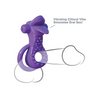 Fantasy C-Ringz Lovely Licks Couples Ring - Purple - Penis Enhancement