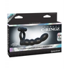 Fantasy C-Ringz Posable Partner Double Penetrator - Black - Penis Enhancement