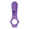 Fantasy C-Ringz Ride N’ Glide Couples Ring - Purple - Penis Enhancement