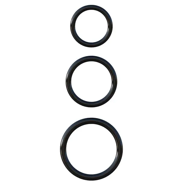 Fantasy C-Ringz Silicone 3-Ring Stamina Set - Penis Enhancement