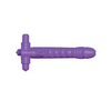 Fantasy C-Ringz Silicone Double Pene Rabbit - Purple - Penis Enhancement