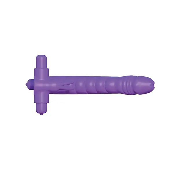 Fantasy C-Ringz Silicone Double Pene Rabbit - Purple - Penis Enhancement
