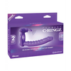 Fantasy C-Ringz Silicone Double Pene Rabbit - Purple - Penis Enhancement