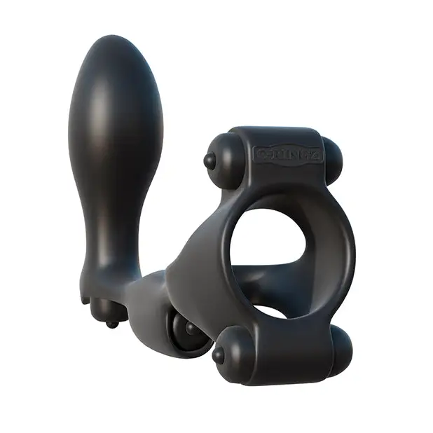 Fantasy C Ringz Ultimate Ass Gasm - Black - Penis Enhancement