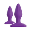 Fantasy for Her Designer Love Plug Set - Purple - Anal Products