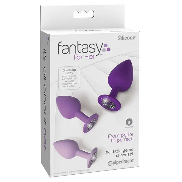 Fantasy for Her Little Gems Trainer Set - Purple - Anal Products