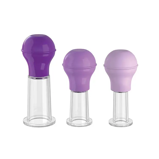 Fantasy for Her Nipple Enhancer Set - Purple - Stimulators