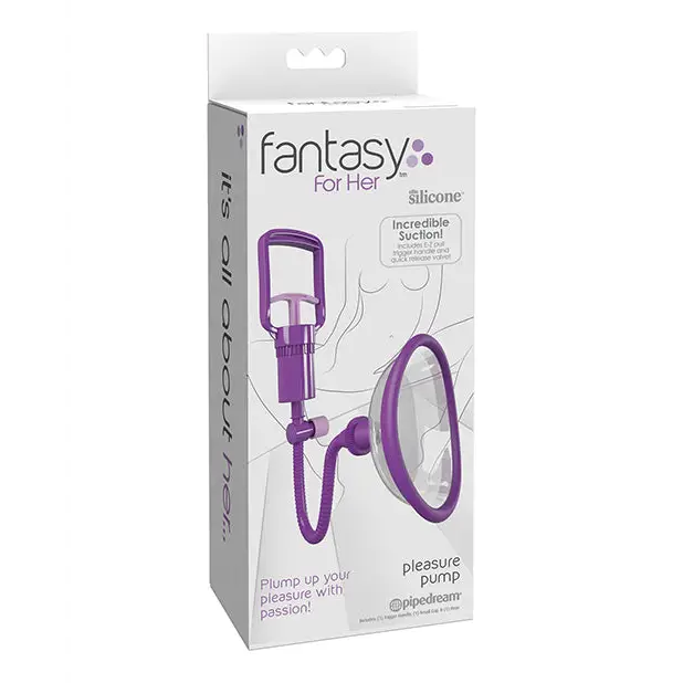 Fantasy For Her Pleasure Pump - Purple - Stimulators