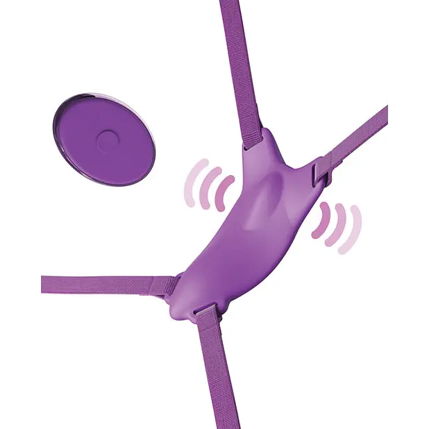 Fantasy For Her Ultimate Butterfly Strap On - Purple - Stimulators
