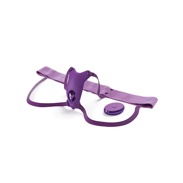 Fantasy For Her Ultimate Butterfly Strap On - Purple - Stimulators