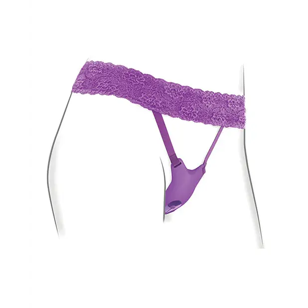 Fantasy For Her Ultimate G-Spot Butterfly Strap On - Purple - Stimulators