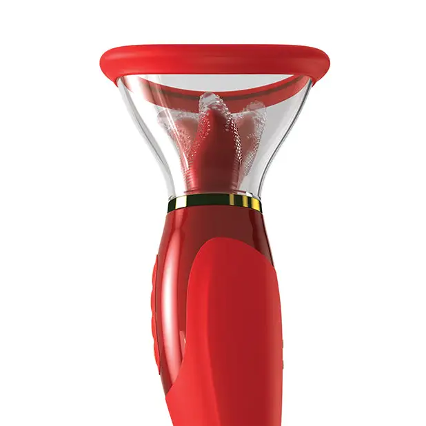 Fantasy for Her Ultimate Pleasure 24K Gold Seasonal Luxury Edition w/Travel Bag Luxury Box - Red - Stimulators