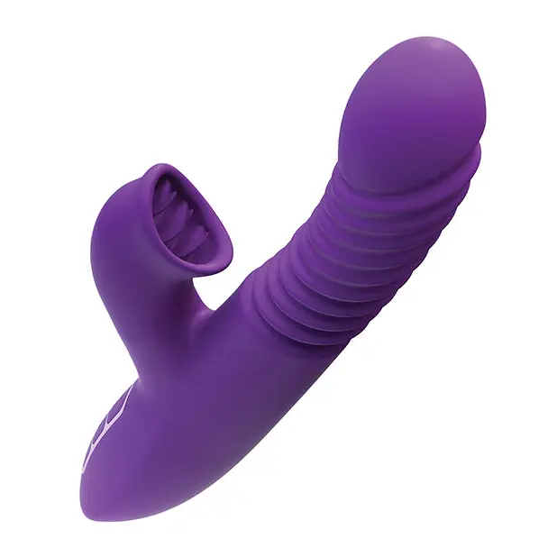 Fantasy for Her Ultimate Thrusting Clit Stimulate-Her - Purple - Vibrators